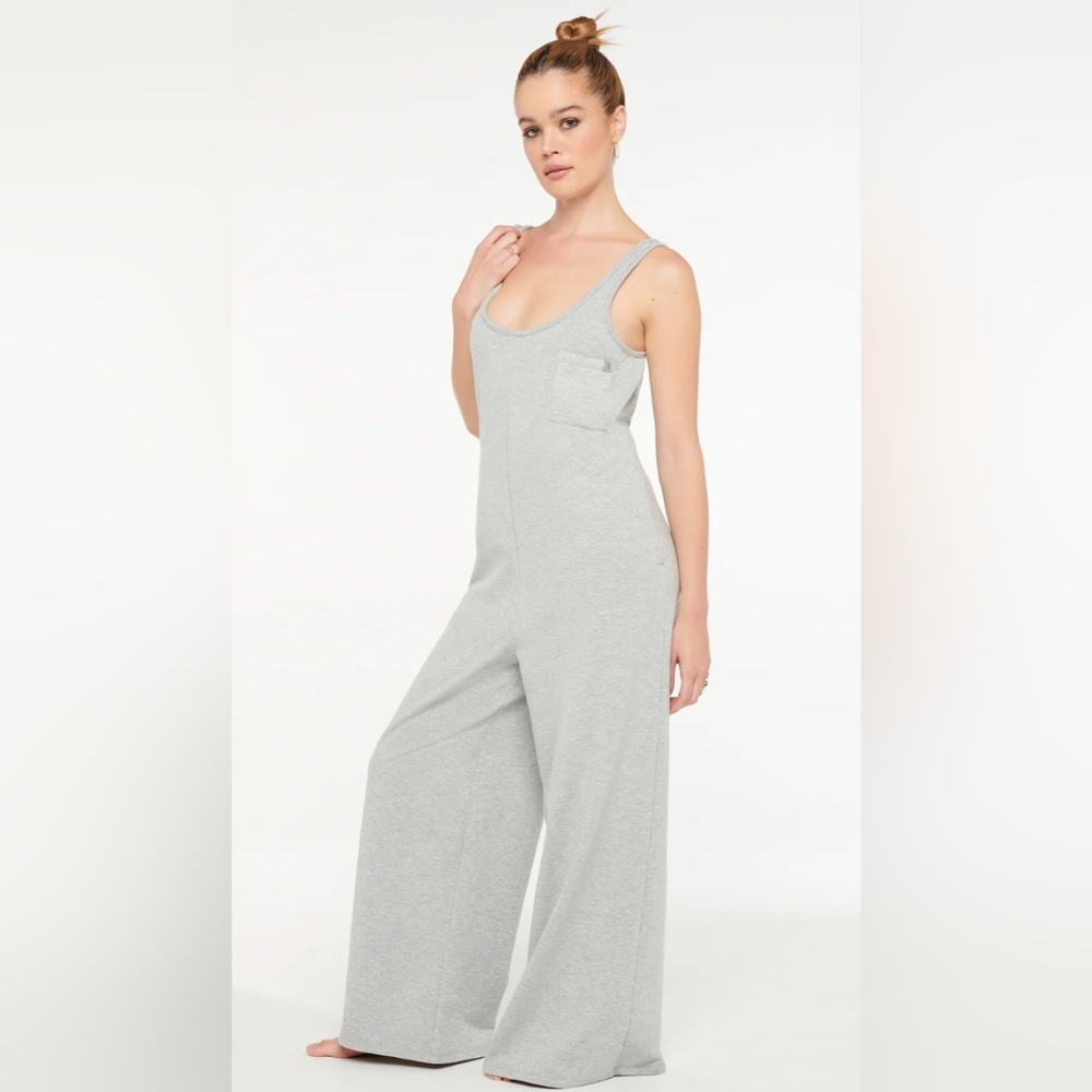 Savage X Fenty Grey Xssential Relaxed Jumpsuit Large
